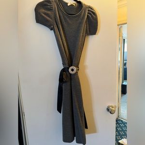 Valentino knitted gray dress